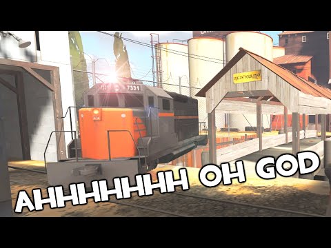 TF2 - 2Fort But There's A Train Destroying Everyone