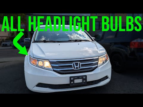 How to Replace Headlight Bulbs - Honda Odyssey (2011-2017)