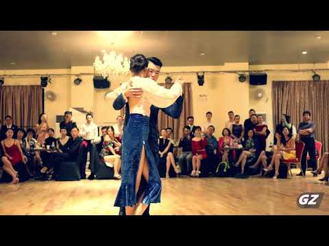  a  dance  to  the  tango  "  Una Fija  "  by  Carlos di Sarli  at  Guangzhou International Tango Festival  in  2019