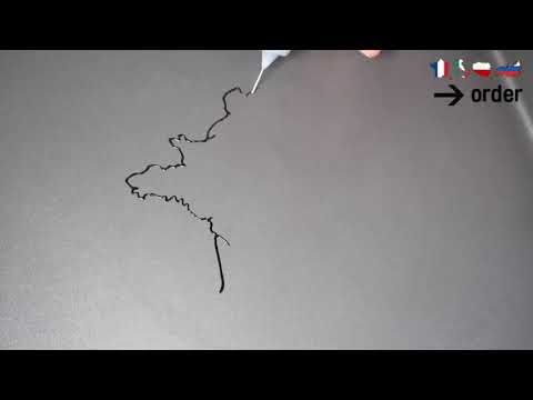 National Flag Map Pancake art - France,Russia,Poland and Italy