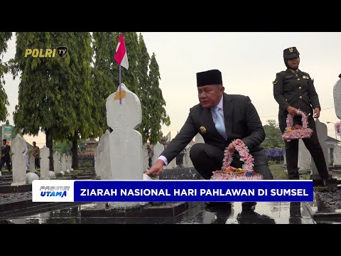 KAPOLDA SUMSEL IKUTI UPACARA HARI PAHLAWAN DAN ZIARAH NASIONAL 2025