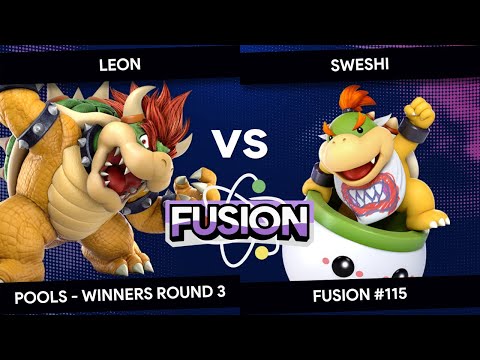 Fusion #115 - LeoN (Bowser) vs Sweshi (Bowser Jr.) - Pools - Winners Round 3