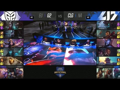 G2 vs CLG Highlights - G2 ESPORTS vs COUNTER LOGIC GAMING - 2016 MID-SEASON INVITATIONAL