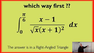 Integral Forms a Right Angled Triangle