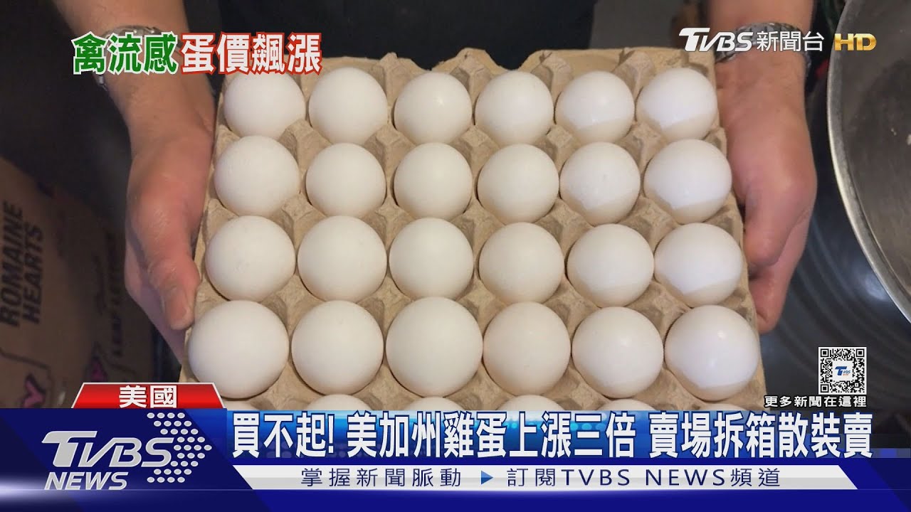美加州雞蛋漲了三倍! 美股低迷盼輝達當「救世主」