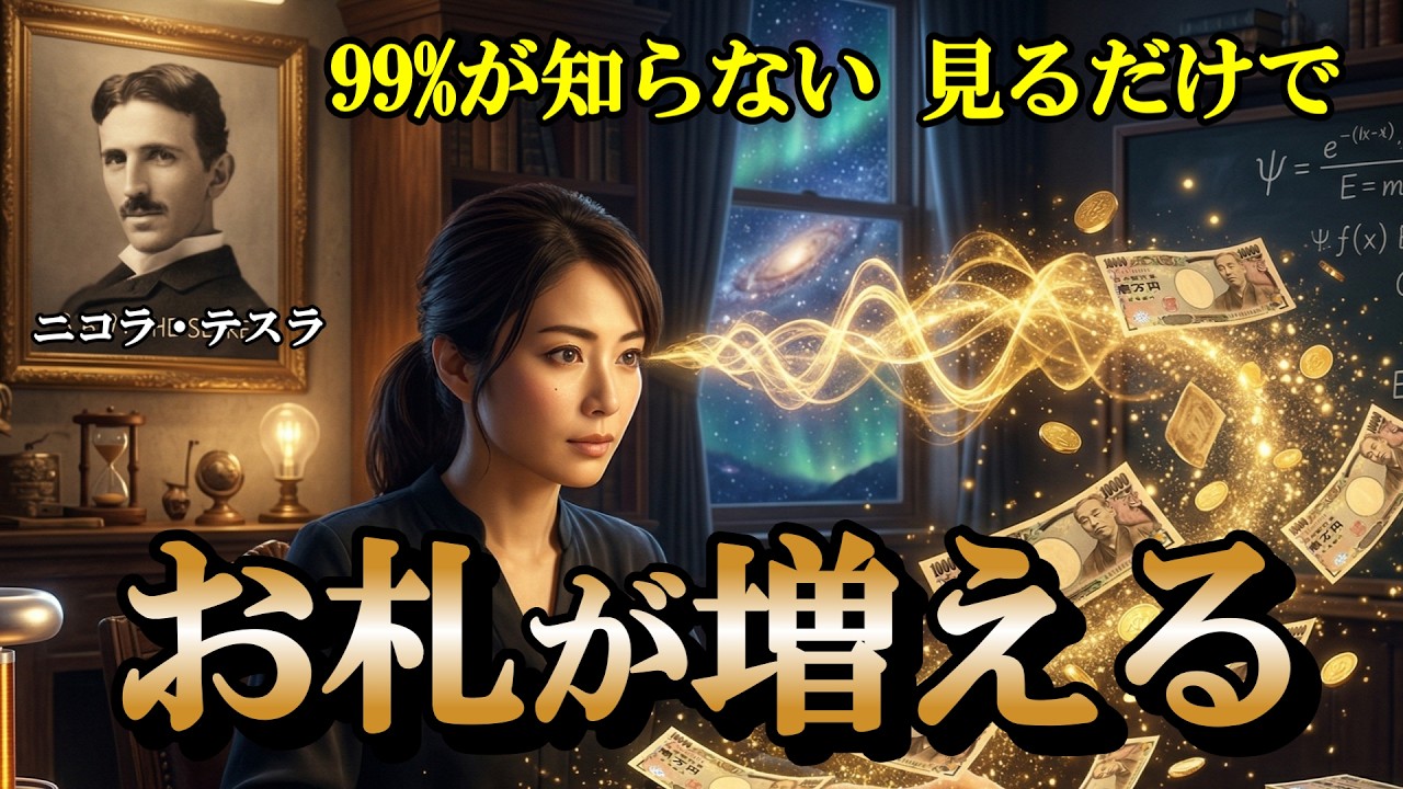 【見るだけで】お金が増える！ニコラ・テスラが解明した見えない力の正体とは