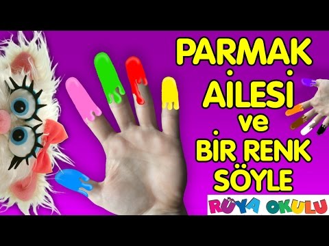 Parmak Ailesi - Renkler - Renkli Parmaklar - Bir Renk Söyle - RÜYA OKULU
