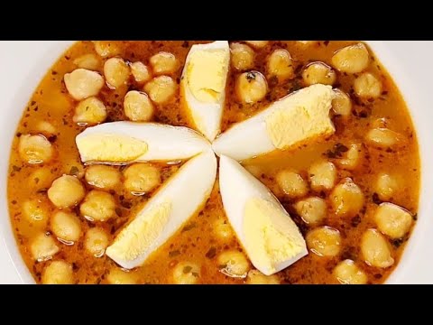 Receta de garbanzos en 10 MINUTOS, PASA POCO TIEMPO EN LA COCINA, COMIDA FÁCIL Y RÁPIDA