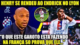 🚨NOSSA! OLHA COMO O HENRY REAGIU AO SHOW DO ENDRICK NO LYON!