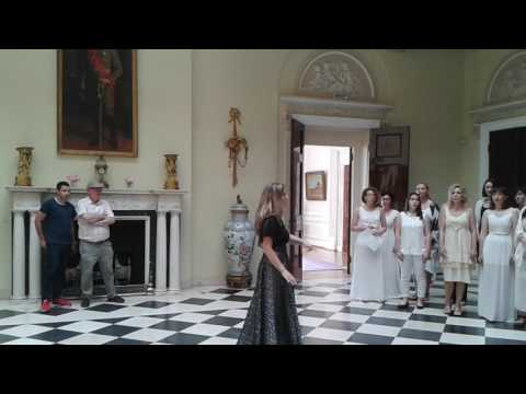 mary gospel choir at Royal Palace Belgrade