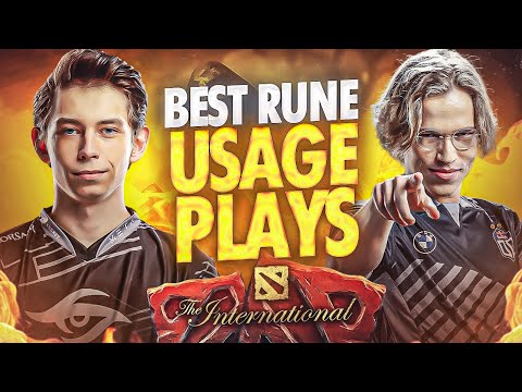 BEST Rune Usage Plays of TI10 The International 10 - Dota 2
