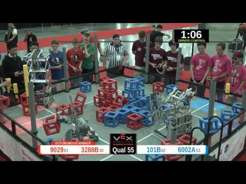 2015 VRC Sci Q55 - 9029 3288B vs 101B 6002A - 55 to 15 - VEX Worlds 2015 - Science Division