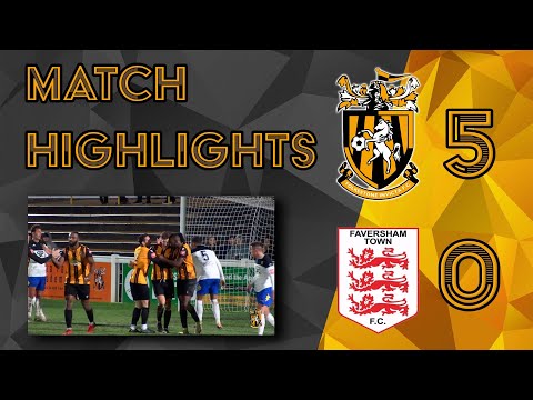 Highlights | Folkestone Invicta 5-0 Faversham Town | Velocity Trophy
