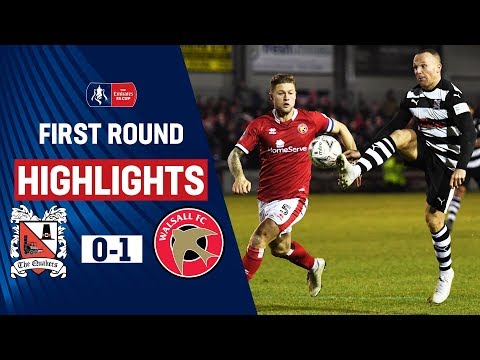Lavery Winner Sends Walsall Through | Darlington 0-1 Walsall | Emirates FA Cup 19/20