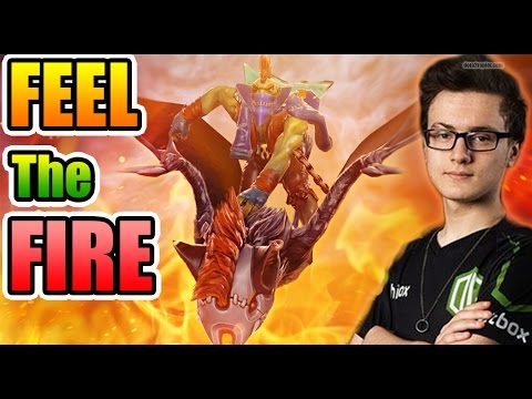 Miracle- Dota 2 [Batrider] Set FIRE ALL The MAP