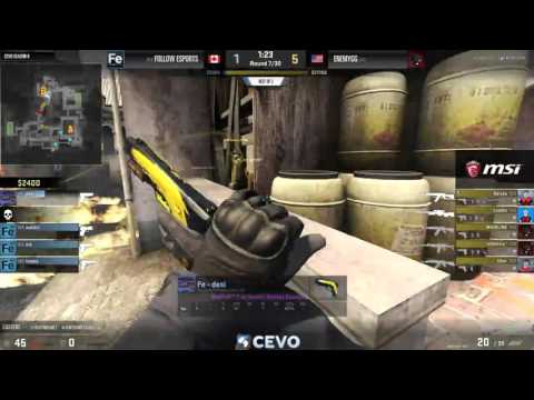Follow eSports vs EnemyGG Game 2 (CEVO-P CS:GO Season 8) - Dust & AwesomeSauce