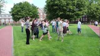 preview picture of video 'Joie de Vivre flash mob at UD (Scottish Country Dance)'