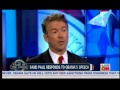 Sen. Rand Paul and Wolf Blitzer Discuss President.