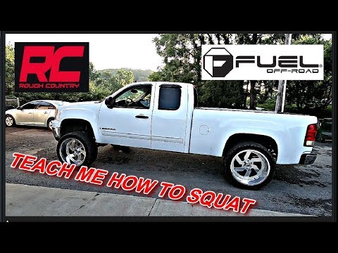2007 to 2013 Silverado sierra 7 5 inch Lift install ROUGH COUNTRY NC SQUAT EDITION
