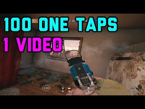 100 One Taps in 1 Video Part2 - Rainbow Six Siege
