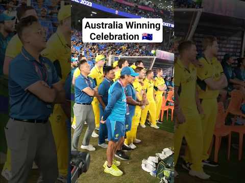 Australia Winning Celebration 🇦🇺 | World Cup 2023 Final #CricketAustralia #Shorts #INDvAUS #Cwc23