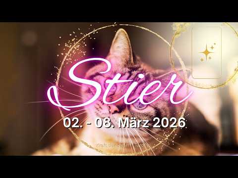 "EUER LEBEN WIRD JETZT GRUNDLEGEND AUFGERÄUMT" Stier ♉️ 02. - 08.März 2026 Wochen-Legung