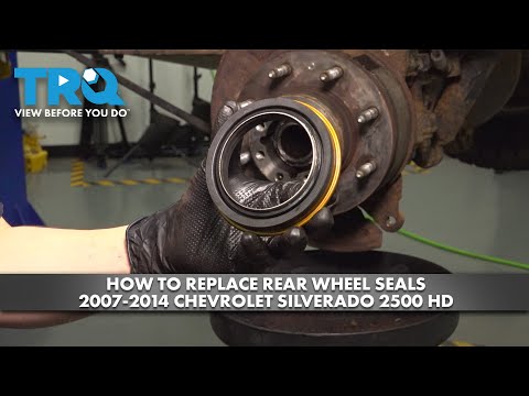 How to Replace Rear Axle Seals 2007-2014 Chevrolet Silverado 2500 HD