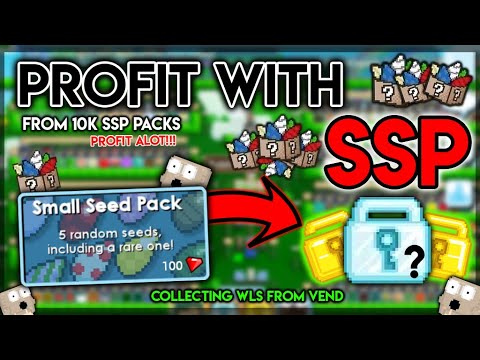 Growtopia | HOW TO GET RICH WITH SSP PACKS!? (EASY PROFIT) OMG! - Growtopia 2020~