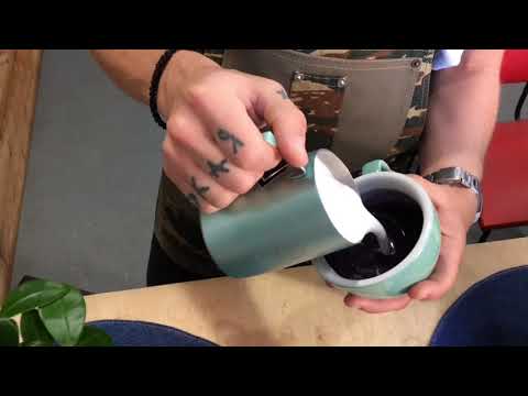 Marble Tulip at our Espresso Atelier: Best Latte Art