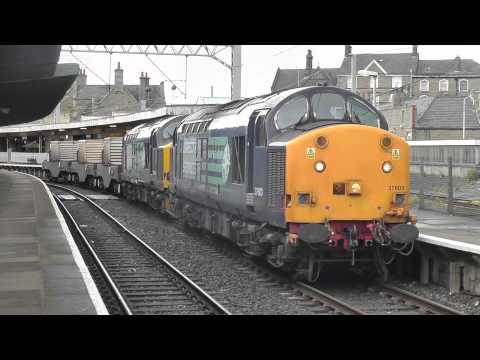 37603/37602 6k73 flasks at Carnforth, 10th June 2014