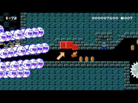 Super Mario Maker 2 The spooky Speedrun! (20s)