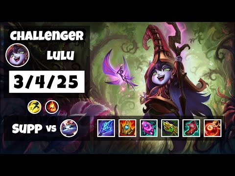 Lulu vs Yuumi NA Challenger SUPPORT (3/4/25) - v11.18