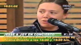 Jesse &amp; Joy - Llegaste Tu (Mega TV- Chile)