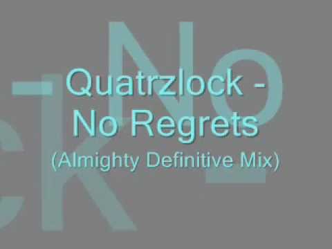 Lonnie Gordon & Quartzlock - No regrets (Almighty Definitive Mix)