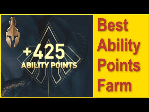 Assassins Creed Odyssey - Best Ability Point Farm - How to get infinite Ability Points in 2023!
