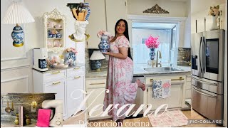 Summer Kitchen Decor and Decorate with Me 2025/ Summer Kitchen Decor 💙💓