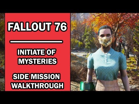 Fallout 76 - Side Mission Walkthrough - Initiate of Mysteries - Order of Mysteries Quests