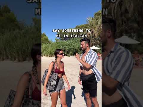 PEOPLE WHO SPEAK ITALIAN 🇮🇹 WHAT DID SHE SAY? #italian #italy #translate #languages #fyp