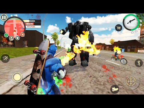 Rope Hero Vice Town (Purchase New Fire Gun) | Rope Hero Update 2020 | Games Kon