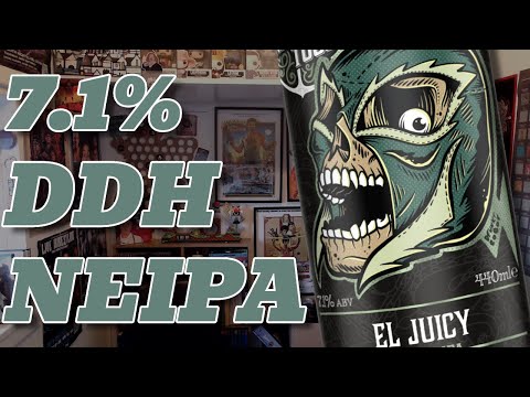7.1% DOUBLE DRY HOPPED NEW ENGLAND IPA: Brew Toon's EL JUICY - Craft Beer Review