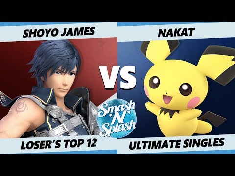 SNS5 SSBU - Shoyo James  (Chrom) Vs. Mazer | NAKAT  (Pichu) Smash Ultimate Losers Top 12