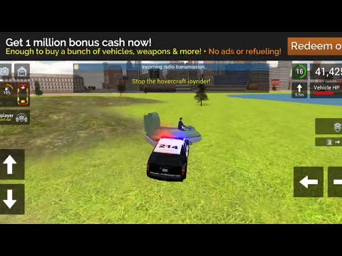 STOP THE HOVERCRAFT JOYRIDER - Cop Duty Police Car Simulator - Android Gameplay
