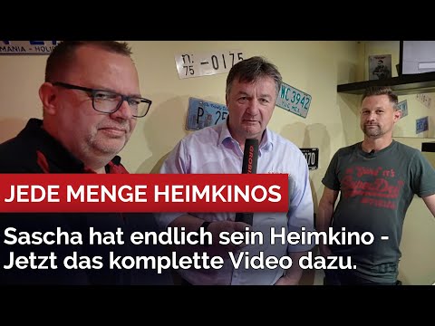 Kino raus, neues Profikino rein. Sascha hat nun seinen Traum realisiert.