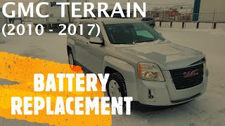 GMC Terrain - BATTERY REPLACEMENT / REMOVAL (2010 - 2017)