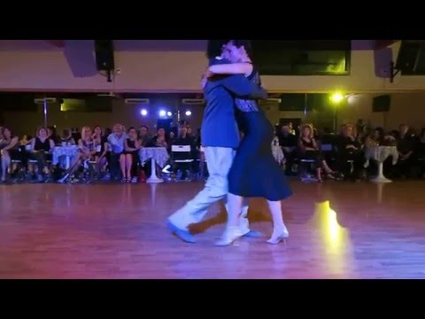  Mariela Soledad Chaves  and  Silvio Grand  are  dancing  to  a  tango  by  Aníbal Troilo  in  2016