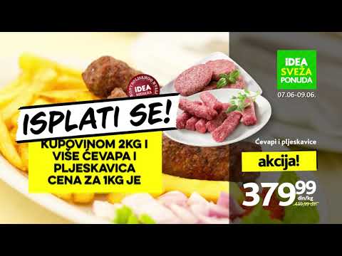 IDEA | Sveža ponuda 7.06 - 9.06.2019.