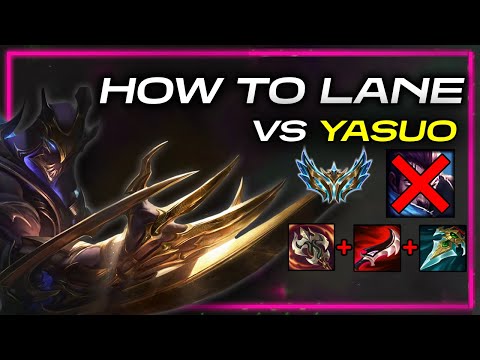 How To 100% Carry Zed Vs Yasuo (Counter Lane) | Rank 1 Zed