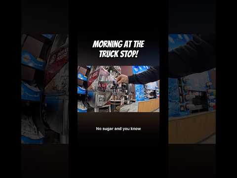 My Morning Routine At The Truck Stop #trucker #trucking #truckdriver #otr #cdl #truckinglife