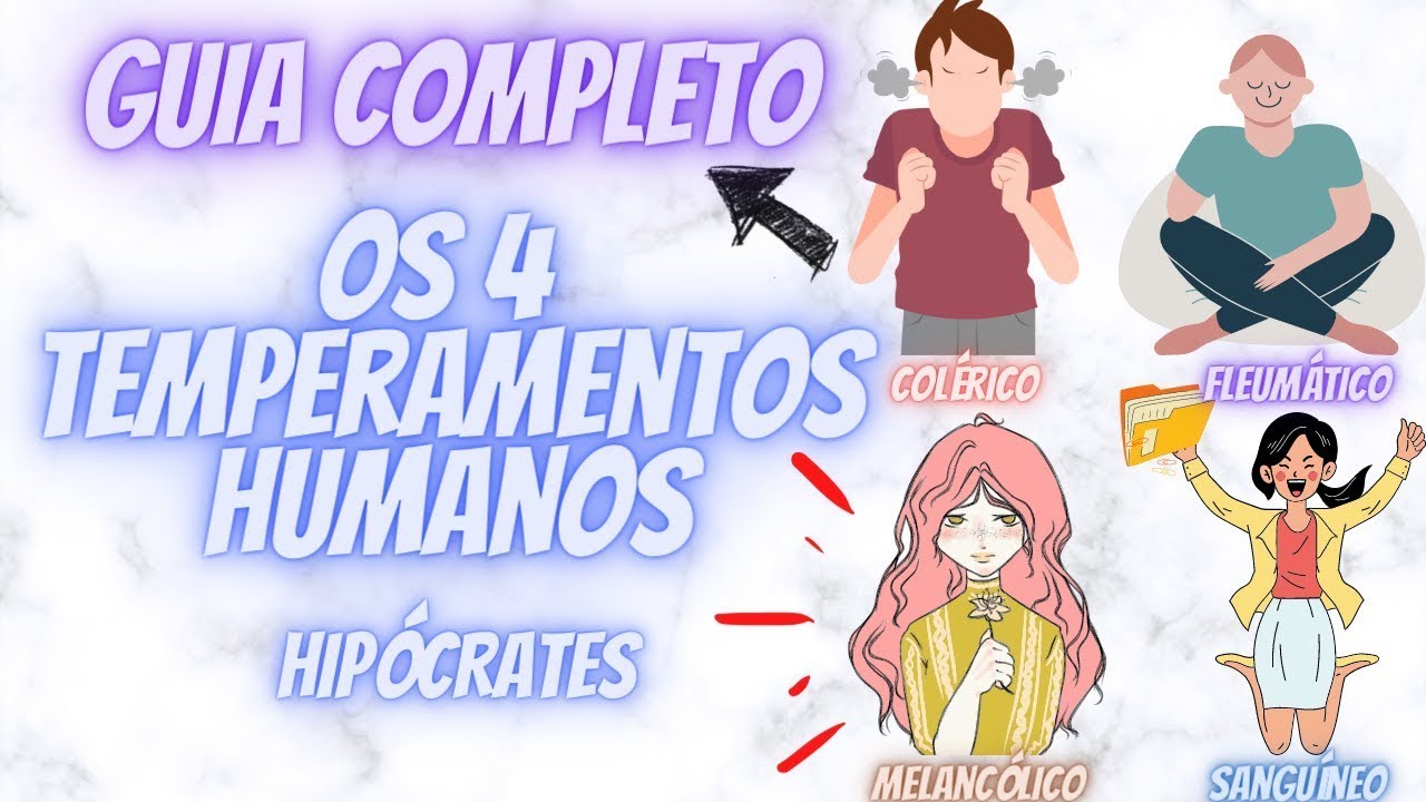 Os 4 temperamentos sanguíneo colérico melancólico ou fleumático (completo)