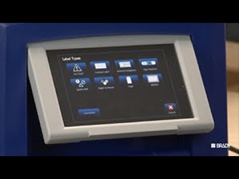Промышленный принтер этикеток BRADY S3100 видео